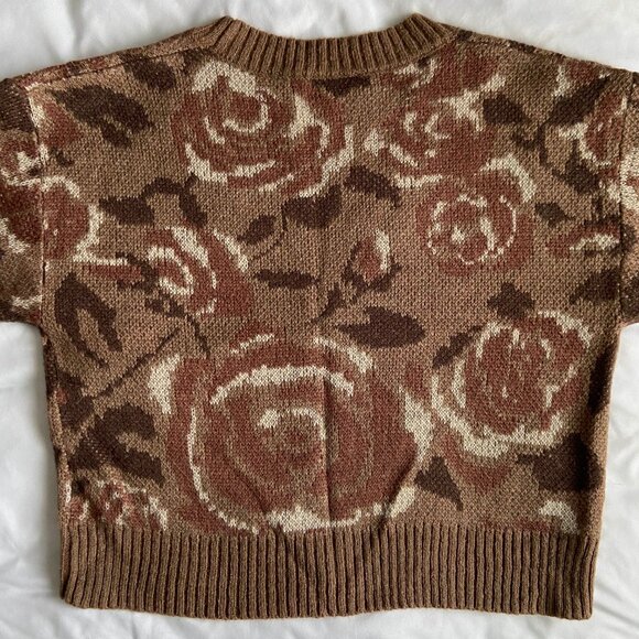 NWOT Vici Neutral Rose Cardigan - Picture 4 of 5